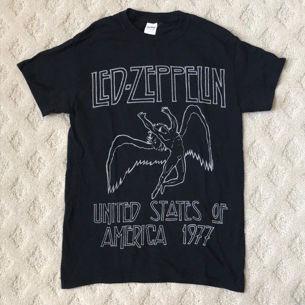 Led Zeppelin 1977 tour T Shirt
